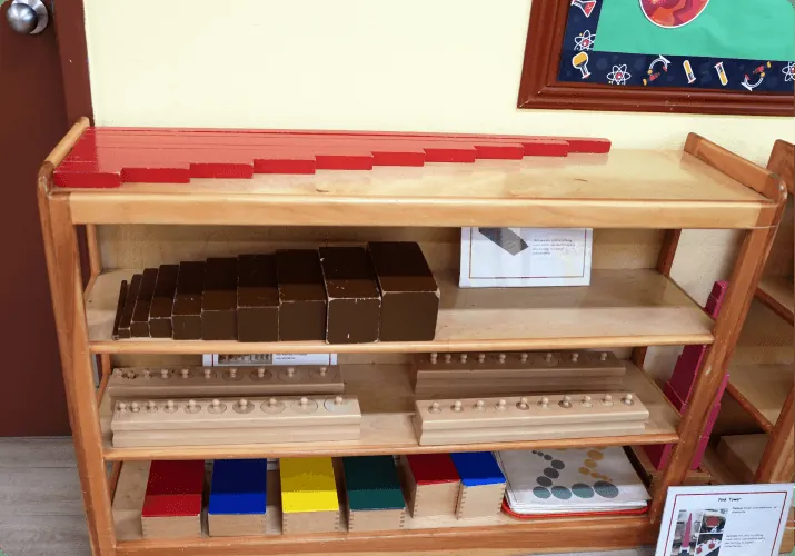Montessori classroom at Diamond Bar Montessori Academy