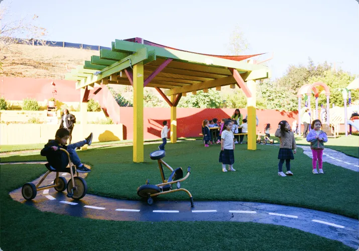 Children enjoying an art enrichment class